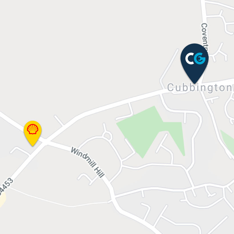 cubbington garage map